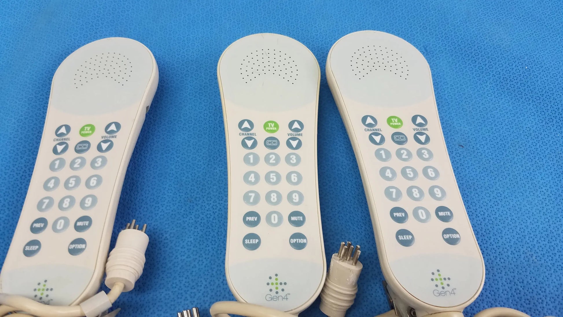 Lot of - 3 Curbell Gen4 Pillow Speaker TV Controller P/N 4C020N-Z500038