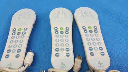 Lot of - 3 Curbell Gen4 Pillow Speaker TV Controller P/N 4C020N-Z500038