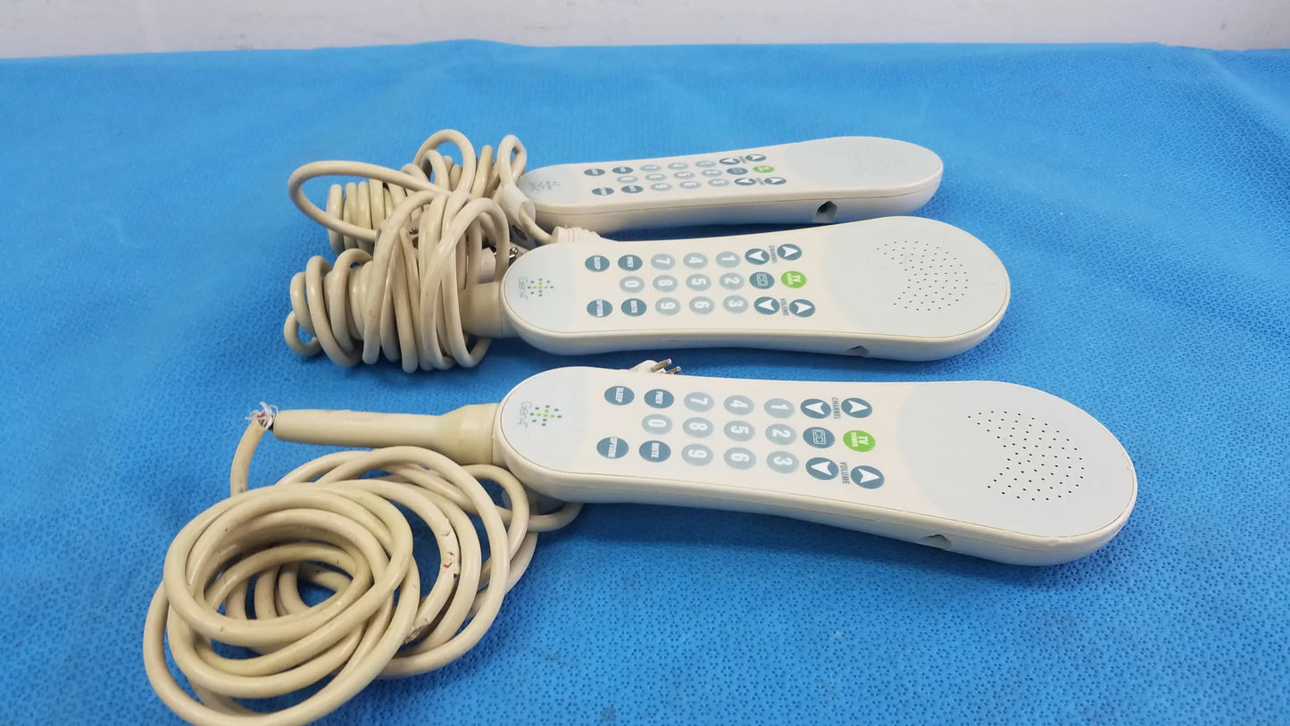 Lot of - 3 Curbell Gen4 Pillow Speaker TV Controller P/N 4C020N-Z500038