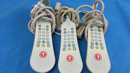 Lot of - 3 Curbell Gen4 Pillow Speaker TV Controller P/N 4C370U-Z100468