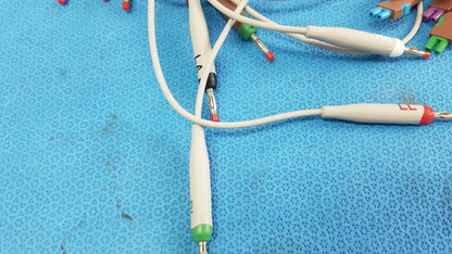 Lot of - 3 Electrocardiogram Patient Cables - ECG Cable