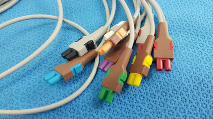 Lot of - 3 Electrocardiogram Patient Cables - ECG Cable