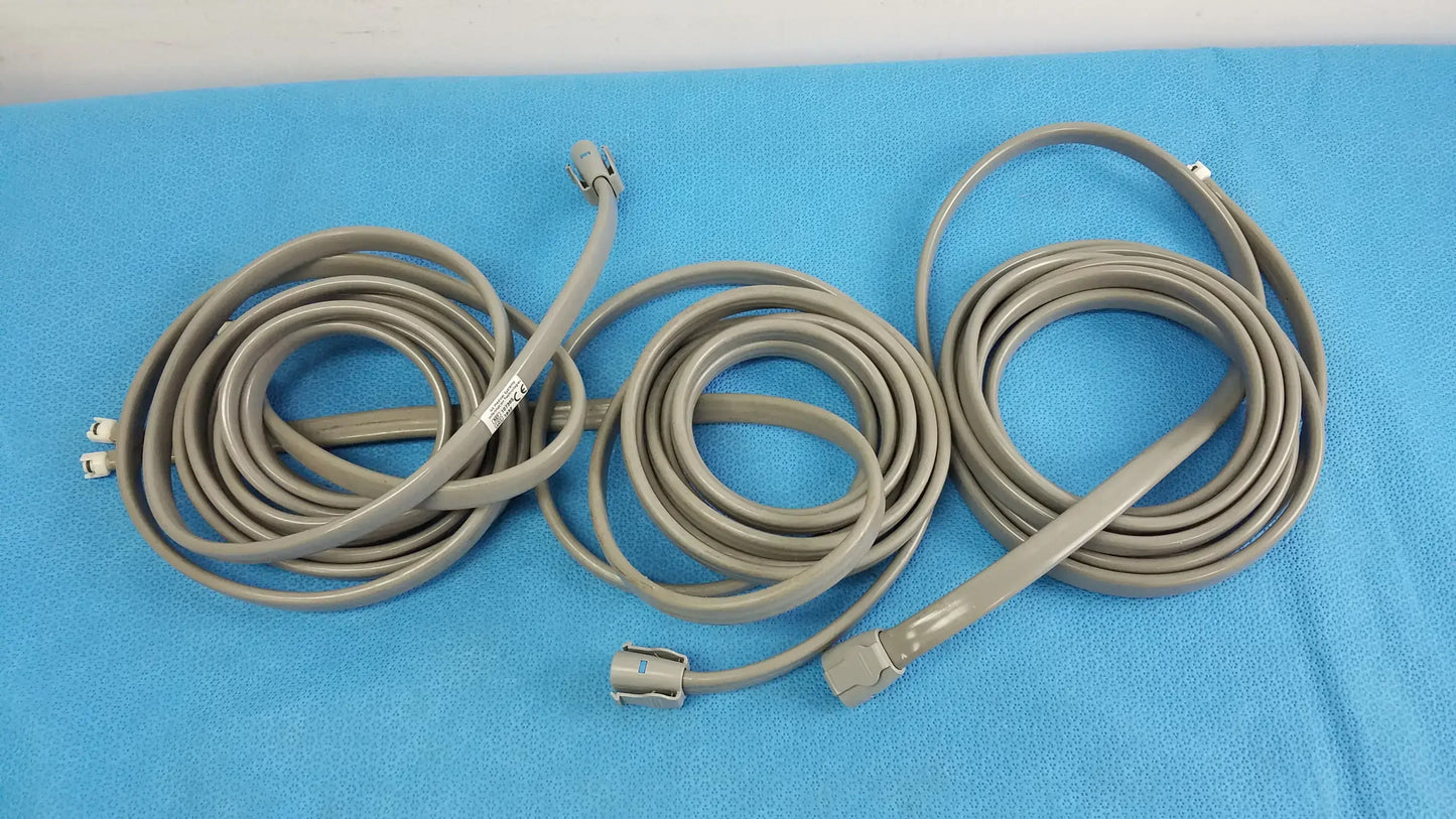 Lot of - 3 GE Medical NIBP Hose Adult Dual Tube Screw Connect 107365