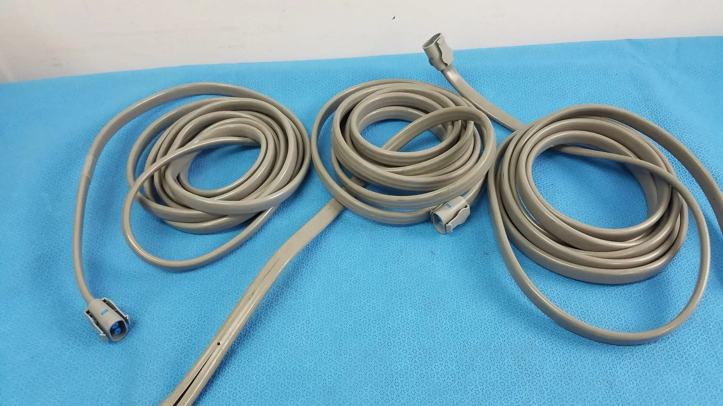 Lot of - 3 GE Medical NIBP Hose Adult Dual Tube Screw Connect 107365