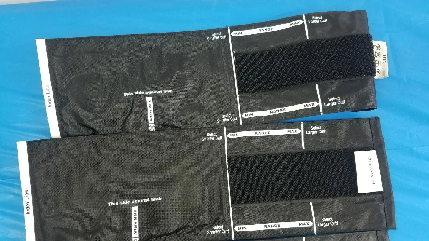 Lot of - 3 Henry Schein Adult Blood Pressure Cuffs Small 10 - Cuff