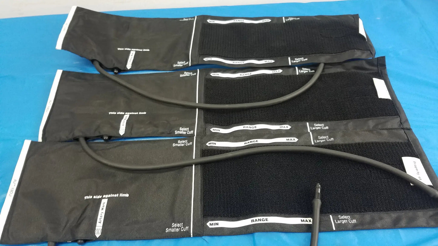 Lot of - 3 Henry Schein Blood Pressure Cuffs Adult 11 - Cuff