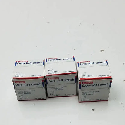 Lot of 3 leukoplast cover-roll stretch non-woven adhesive bandage 2 inch by 2 yards for buy used medical equipment