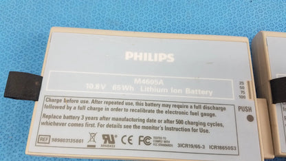 Lot of - 3 Philips M4605A Lithium Ion Battery