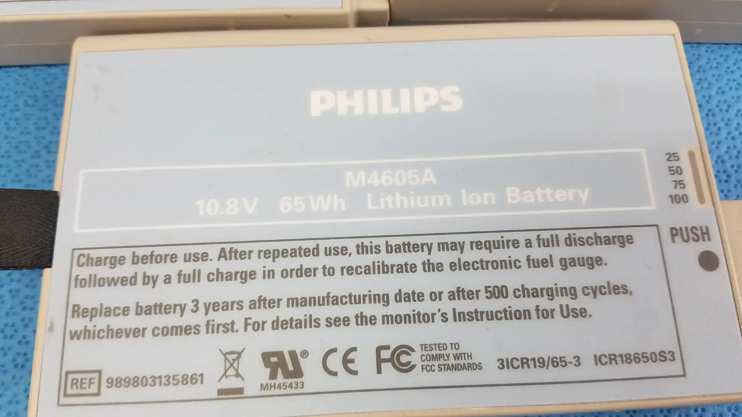Lot of - 3 Philips M4605A Lithium Ion Battery