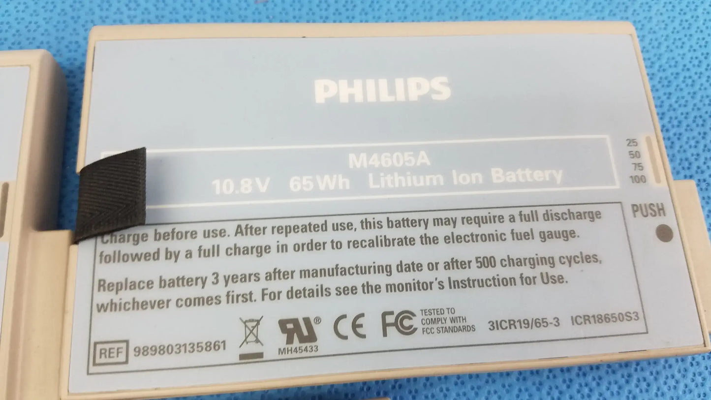 Lot of - 3 Philips M4605A Lithium Ion Battery