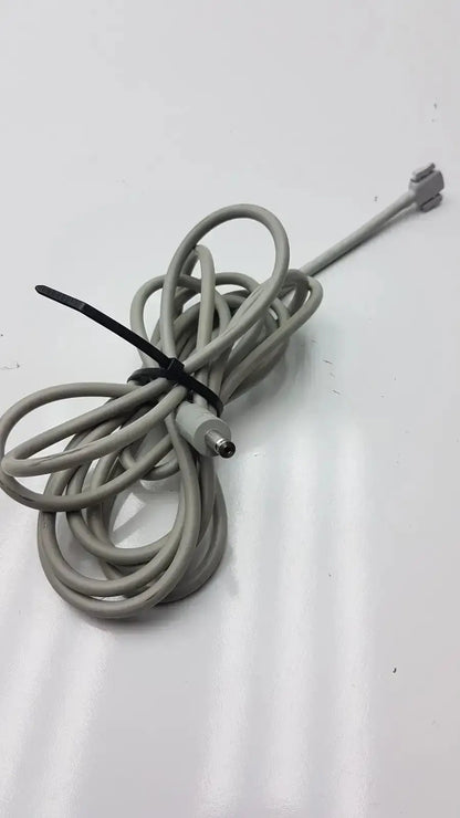 Gray coiled philips nibp air hose m1599b 7d adult with black zip tie securing loops lot of 3 pack