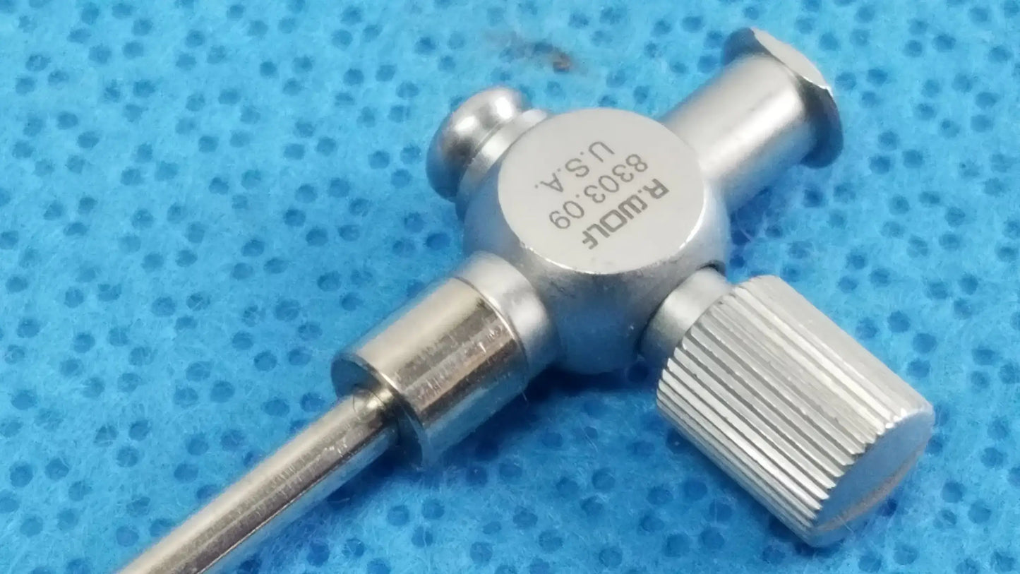 Lot of-3 R.Wolf 8303.09 Drainage Cannula With 8855.17 8303.10 Obturators