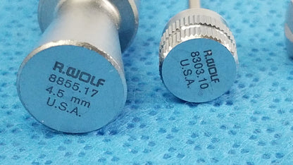 Lot of-3 R.Wolf 8303.09 Drainage Cannula With 8855.17 8303.10 Obturators