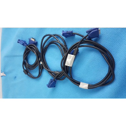 Lot of 3 - VGA Monitor Cables 15-Pin Male to Video Display - Cable