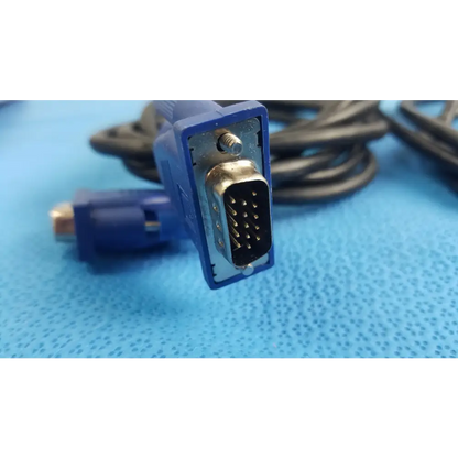 Lot of 3 - VGA Monitor Cables 15-Pin Male to Video Display - Cable