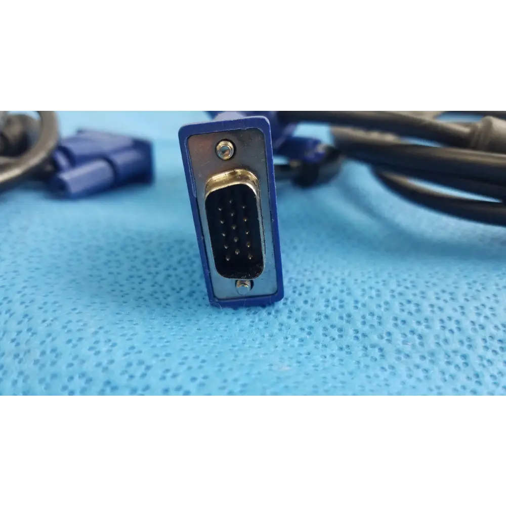 Lot of 3 - VGA Monitor Cables 15-Pin Male to Video Display - Cable