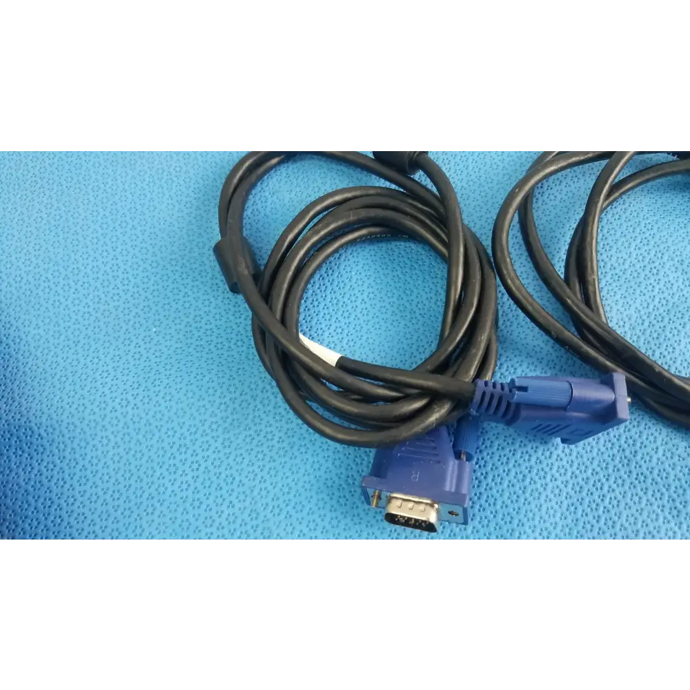 Lot of 3 - VGA Monitor Cables 15-Pin Male to Video Display - Cable