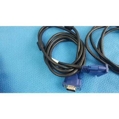Lot of 3 - VGA Monitor Cables 15-Pin Male to Video Display - Cable