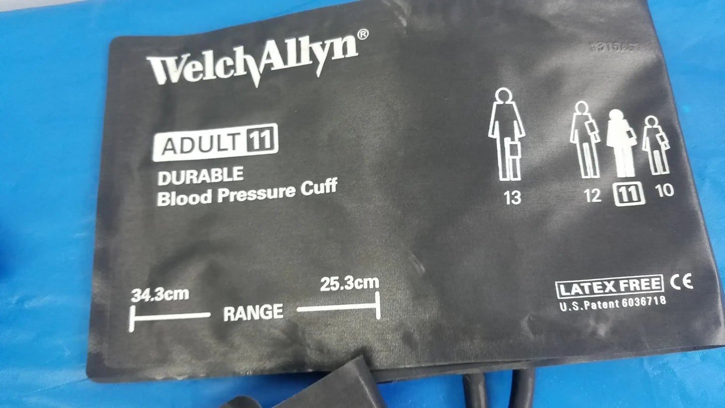 Lot of - 3 Welch Allyn Flexiport Reusable Blood Pressure Cuffs Adult 11 - FlexiPort Cuff