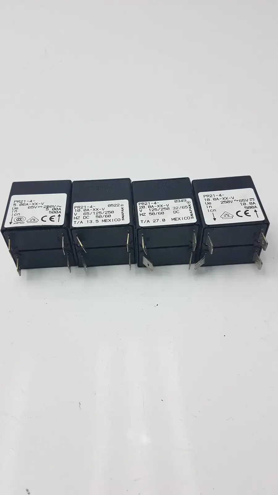 Lot of 4 Airpax PR21-4-0349 250V Fuse