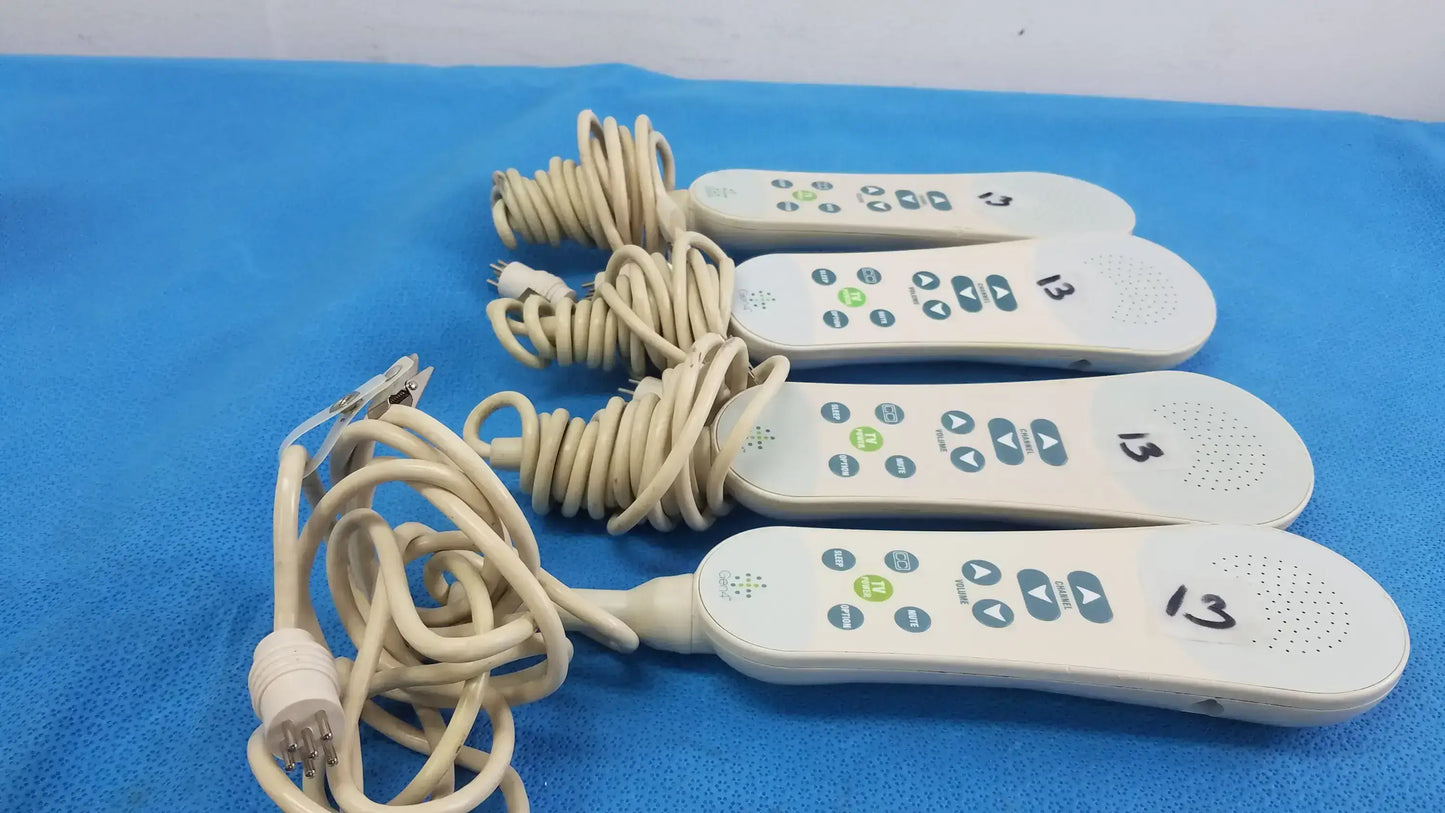 Lot of - 4 Curbell Gen4 Pillow Speaker TV Controller P/N 4D020N-Z500038