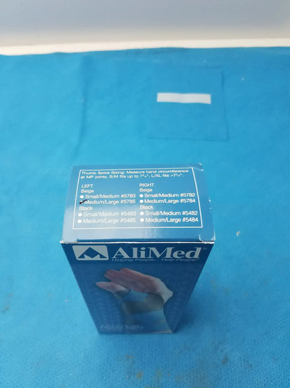 Lot of - 5 AliMed Freedom Thumb Spica Splint Medium/Large 5785