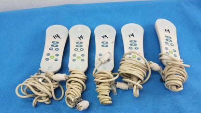 Lot of - 5 Curbell Gen4 Pillow Speaker TV Controller P/N 4D020N-Z500038