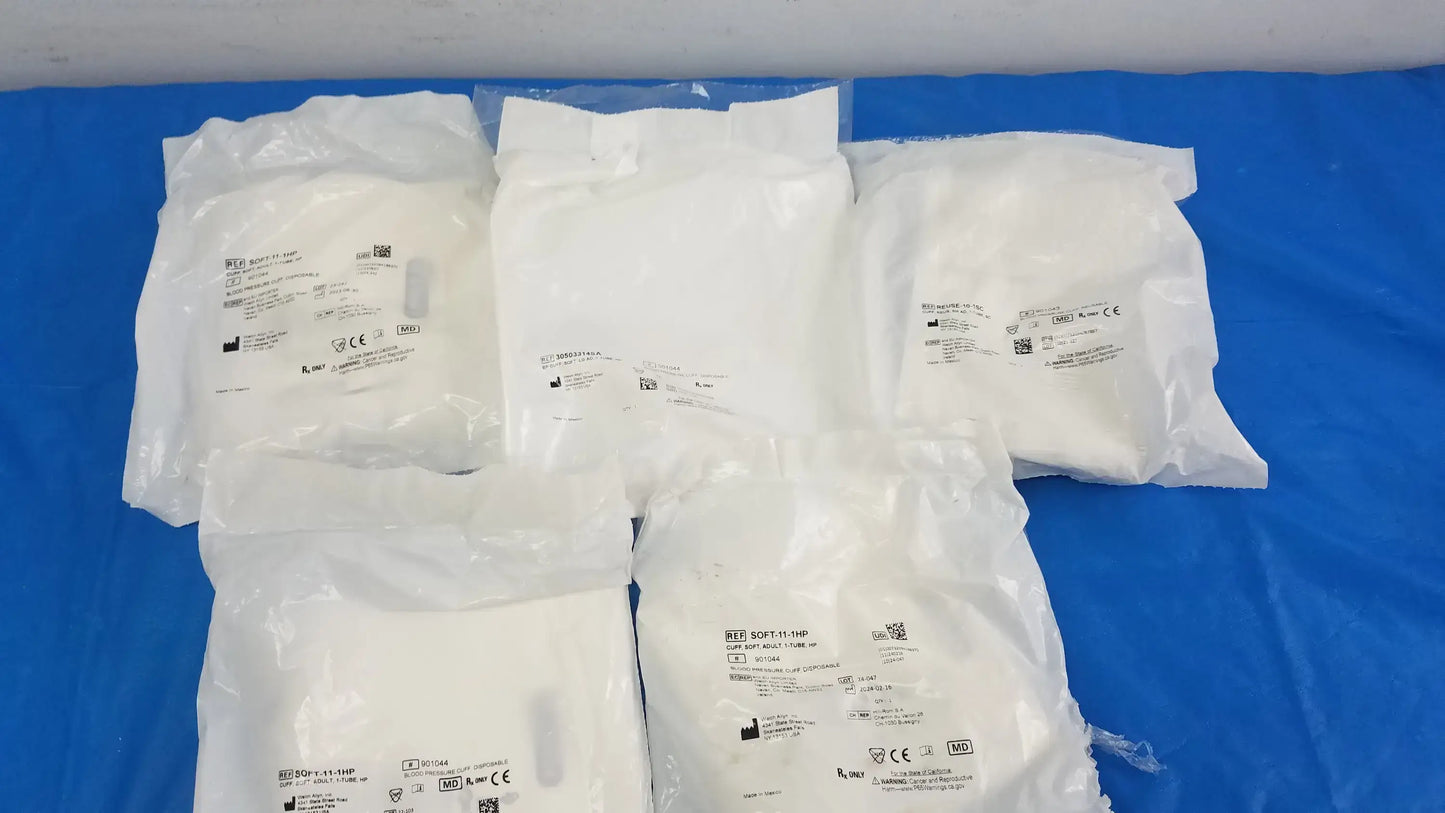 Lot of - 5 Wlech Allyn Disposable Blood Pressure Cuff 901044