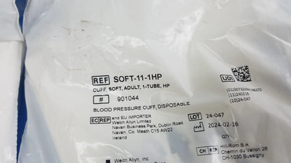 Lot of - 5 Wlech Allyn Disposable Blood Pressure Cuff 901044