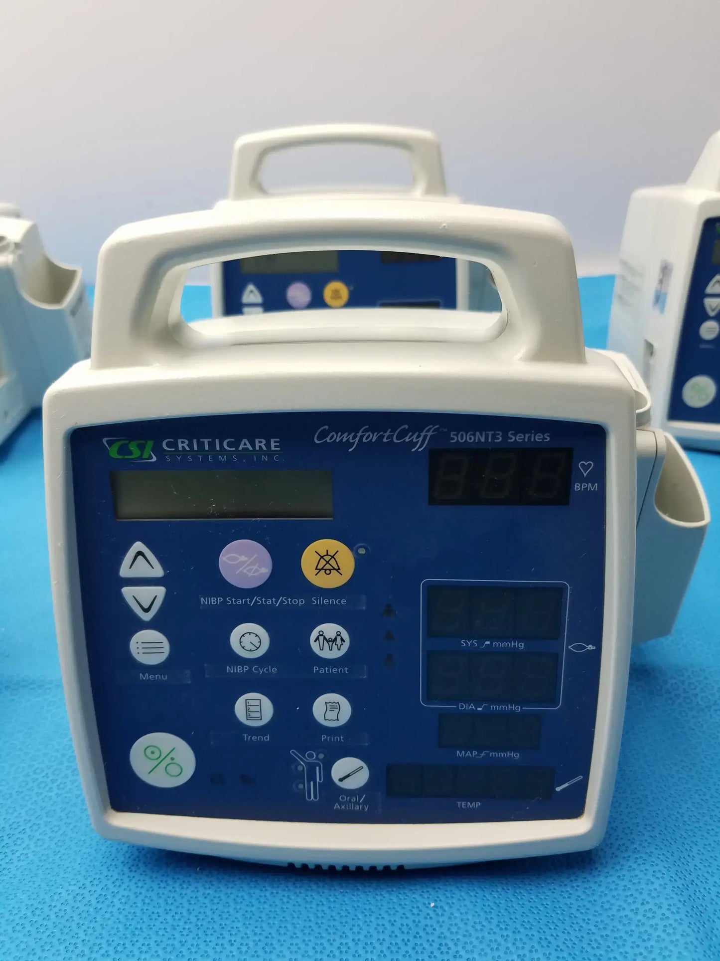 Lot of - 6 CSI Criticare 506N3 Series SPo2 Patient Monitor