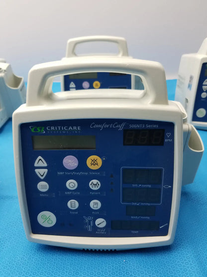Lot of - 6 CSI Criticare 506N3 Series SPo2 Patient Monitor