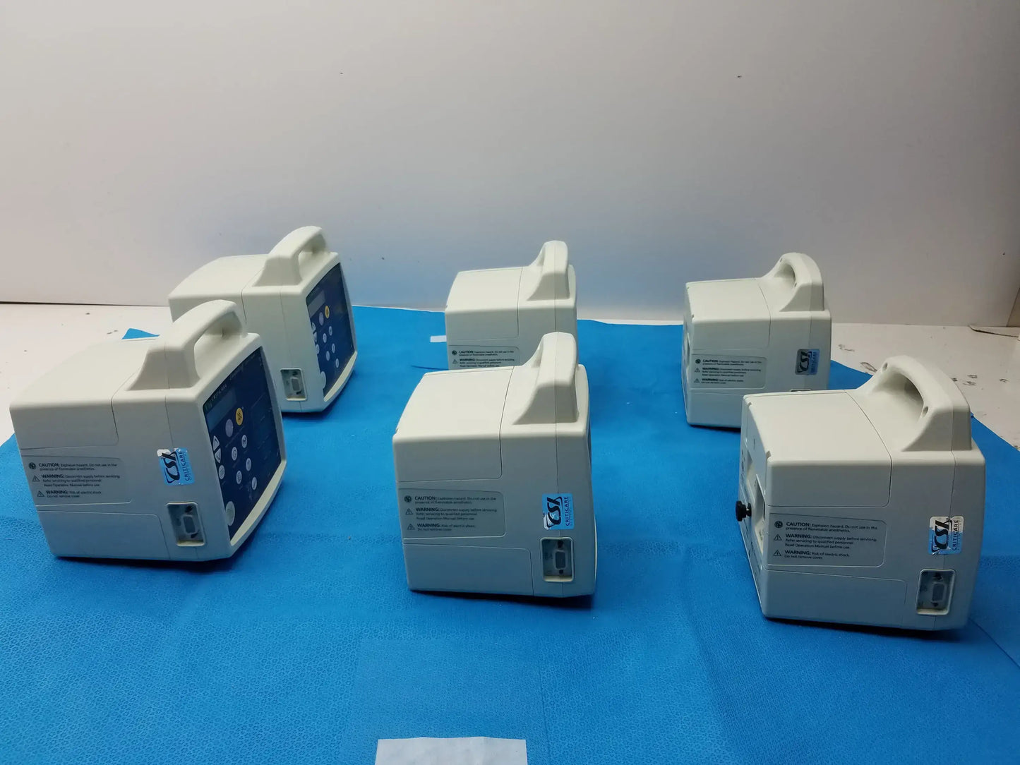 Lot of - 6 CSI Criticare 506N3 Series SPo2 Patient Monitor