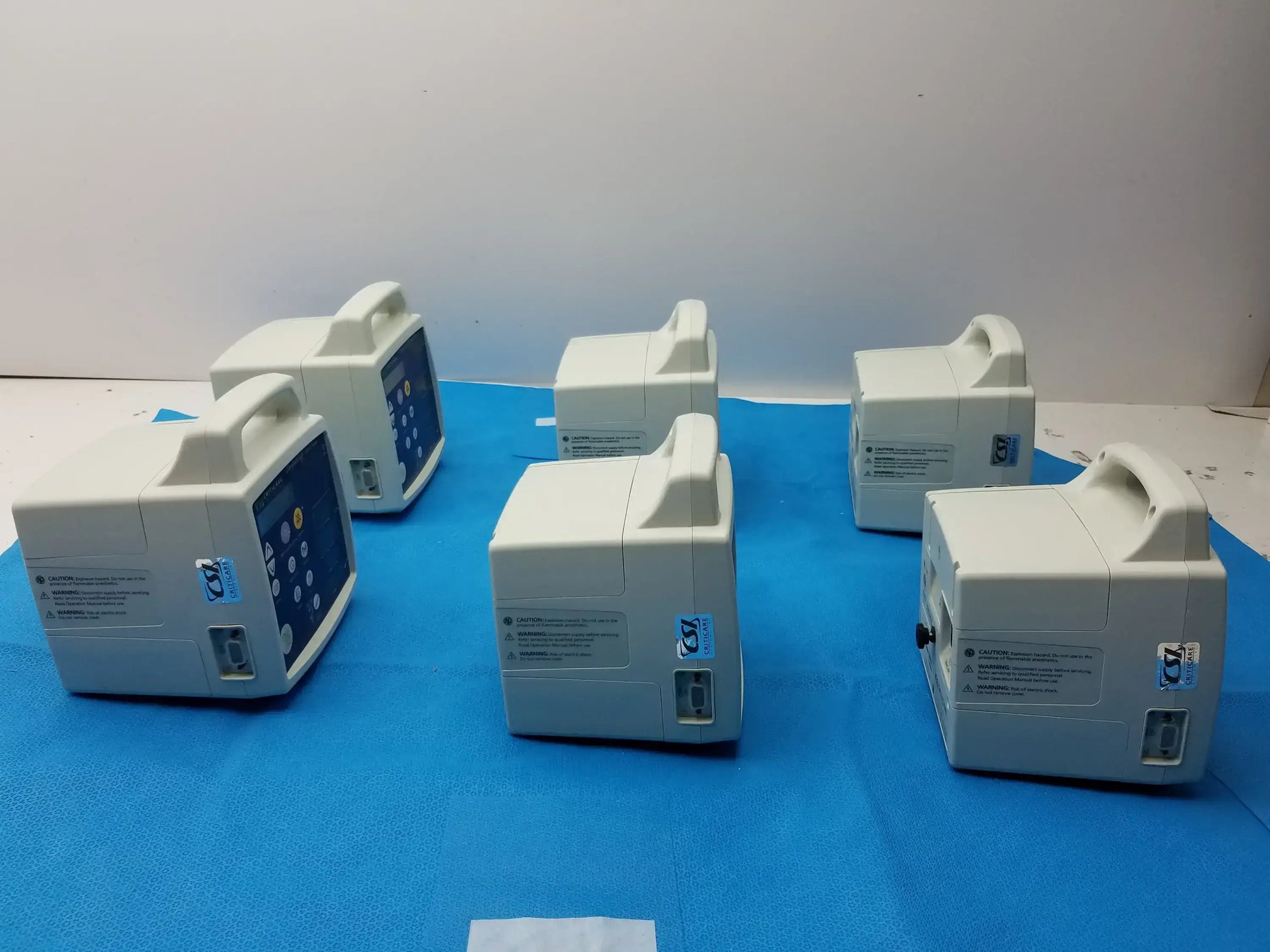 Lot of - 6 CSI Criticare 506N3 Series SPo2 Patient Monitor
