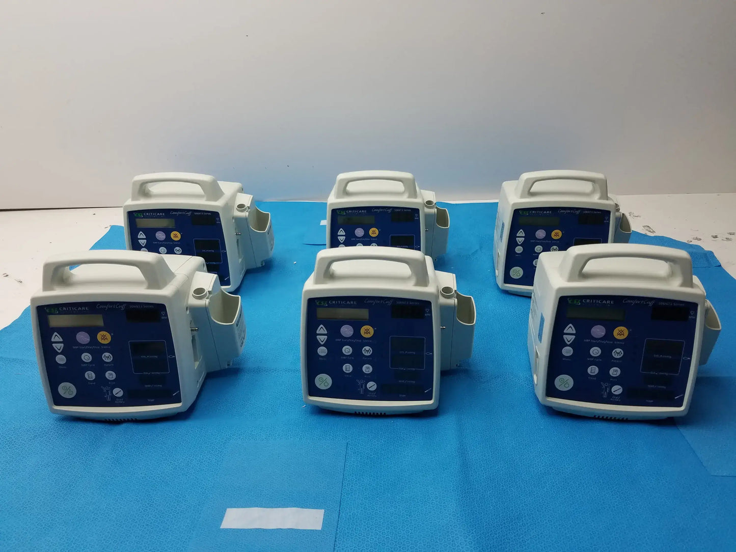 Lot of - 6 CSI Criticare 506N3 Series SPo2 Patient Monitor
