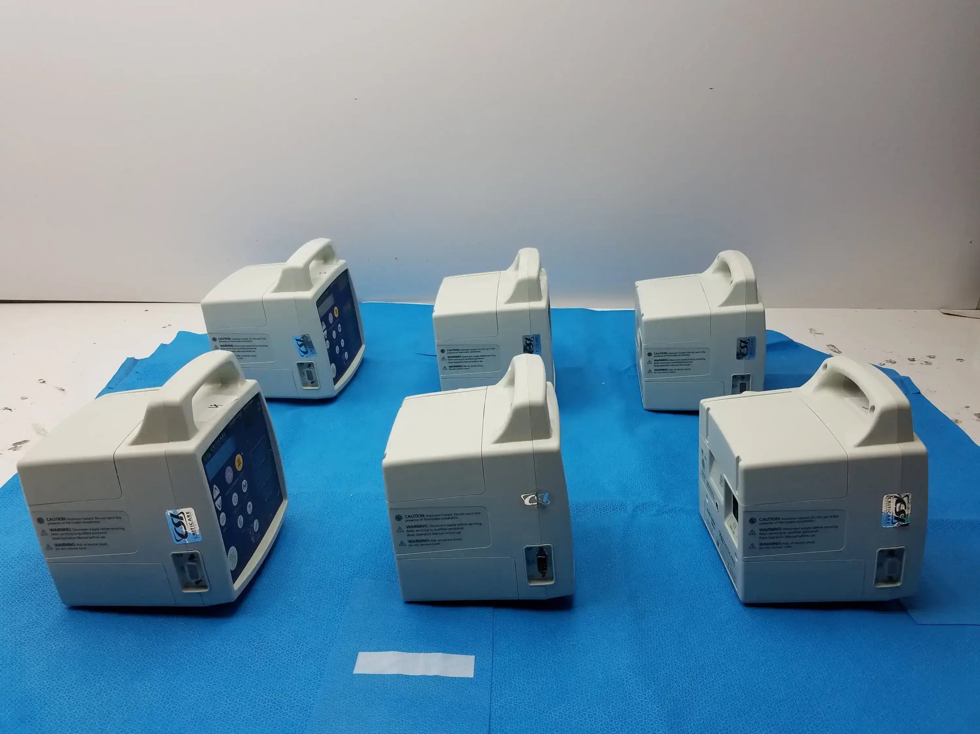 Lot of - 6 CSI Criticare Comfort Cuff 506N3 Series SPo2 Patient Monitor
