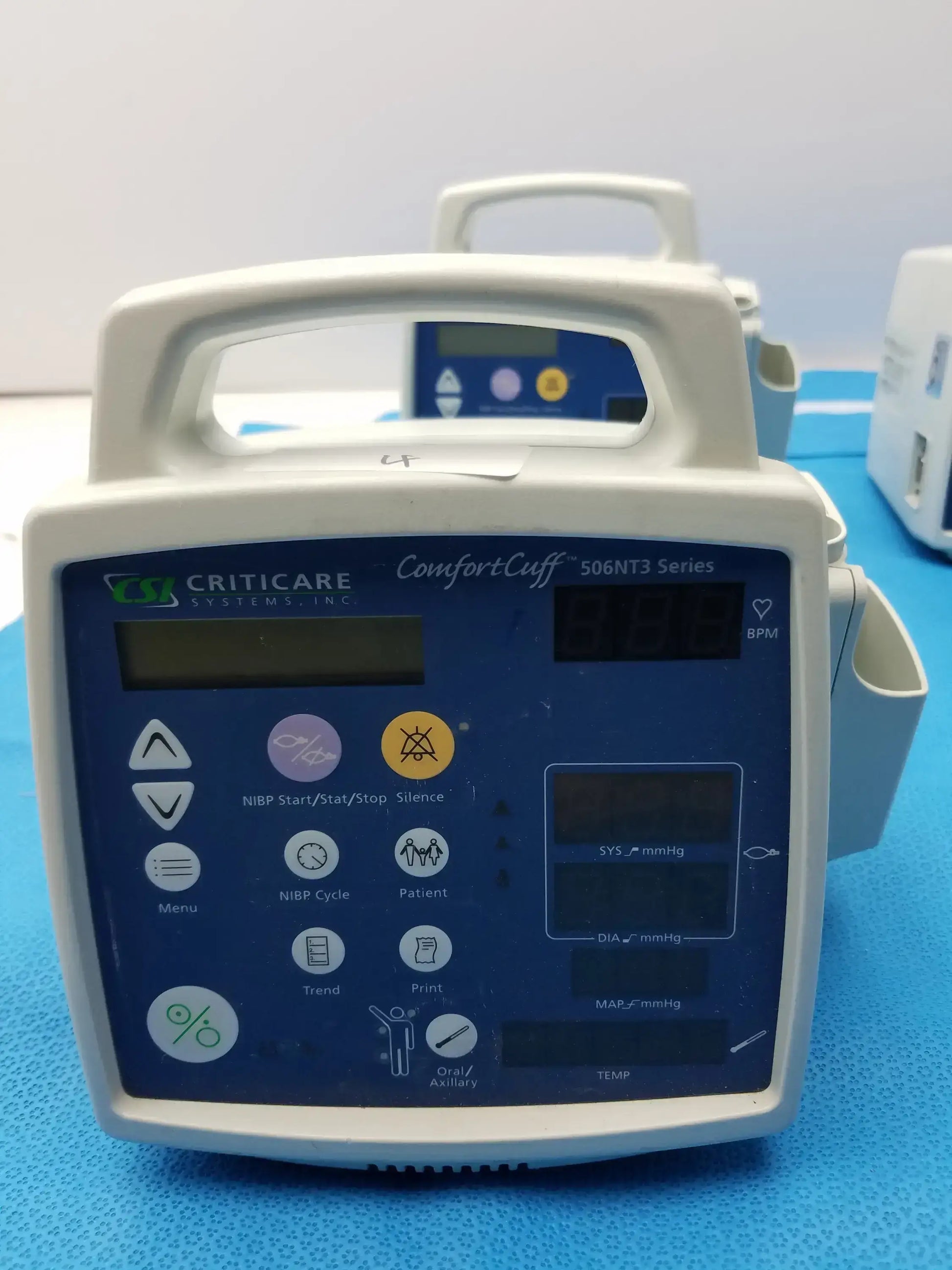 Lot of - 6 CSI Criticare Comfort Cuff 506N3 Series SPo2 Patient Monitor