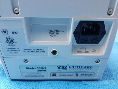 Lot of - 6 CSI Criticare Comfort Cuff 506N3 Series SPo2 Patient Monitor