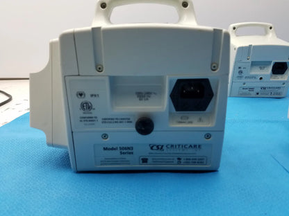 Lot of - 6 CSI Criticare Comfort Cuff 506N3 Series SPo2 Patient Monitor