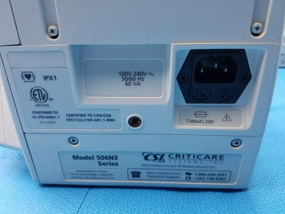 Lot of - 6 CSI Criticare Comfort Cuff 506N3 Series SPo2 Patient Monitor