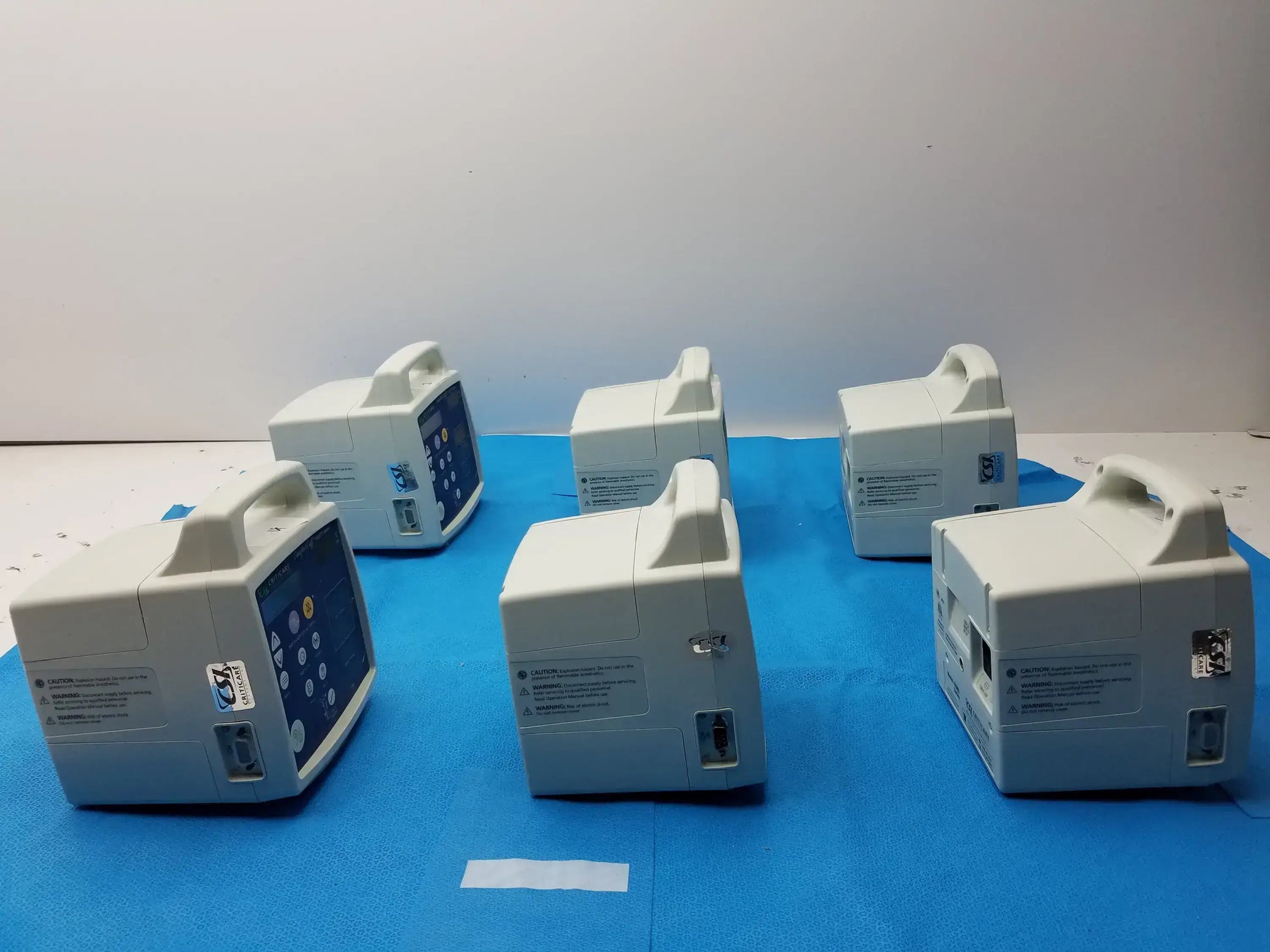 Lot of - 6 CSI Criticare Comfort Cuff 506N3 Series SPo2 Patient Monitor