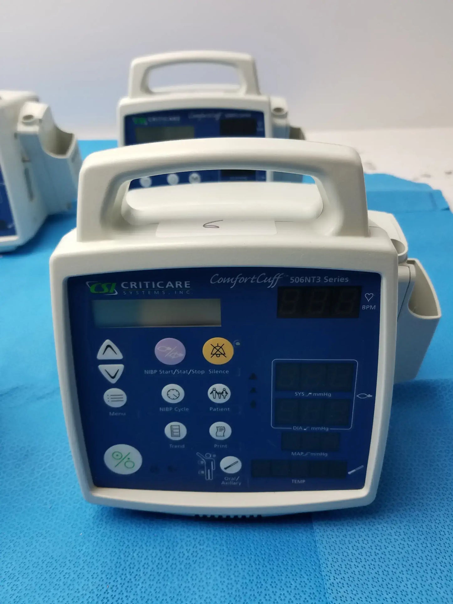 Lot of - 6 CSI Criticare Comfort Cuff 506N3 Series SPo2 Patient Monitor