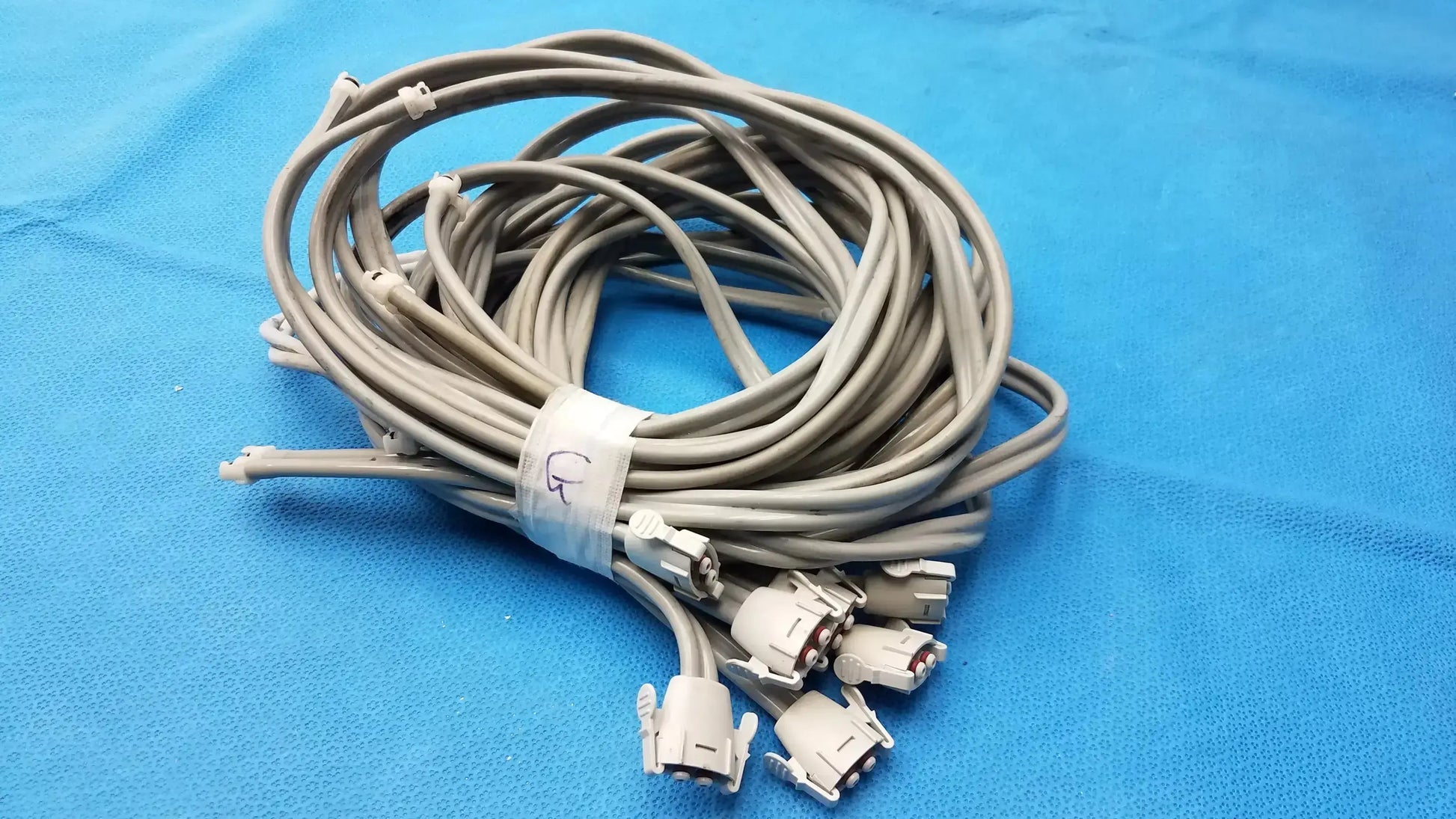 Lot of 7 NiBP Air Hose Fast Connector Double Tube