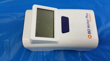 Lot of 8 bd veritor plus analyzer medical equipment with rectangular digital screen and dark blue power button for reuse medical equipment