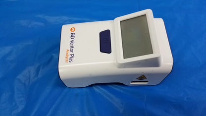 Lot of 8 bd veritor plus analyzer medical equipment with gray digital screen purple button and orange brand logo for reuse medical equipment