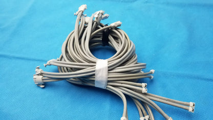 LOT OF 9 Double Tube NIBP Blood Pressure Hose Fast Connector