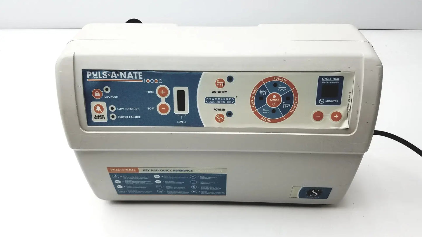 Low Air Loss Mattress Pump SIZEWIZE Sapphire Pulse A Nate