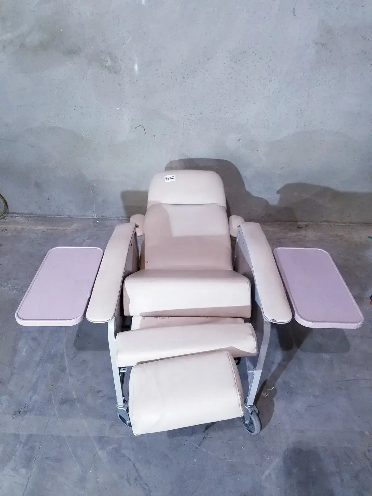 LUMEX Clinical Care Chair Recliner 3 Position Charcoal