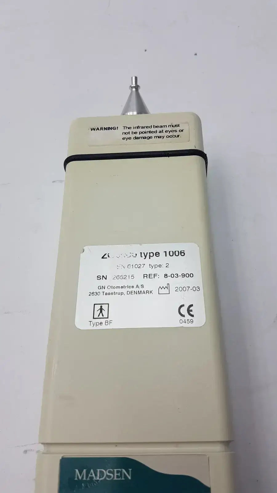 Madesen TYMP-Screen Madsen EN 61027 Type: 2 ZO3000 Type 1006 - Diagnostic Tympanometer