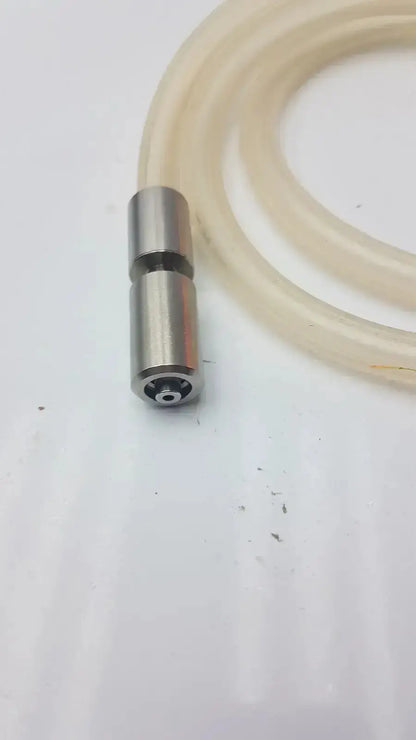 Ma-j1741 high-flow gas tube fit with polished silver metallic connector for olympus endoscopic co2 regulation unit