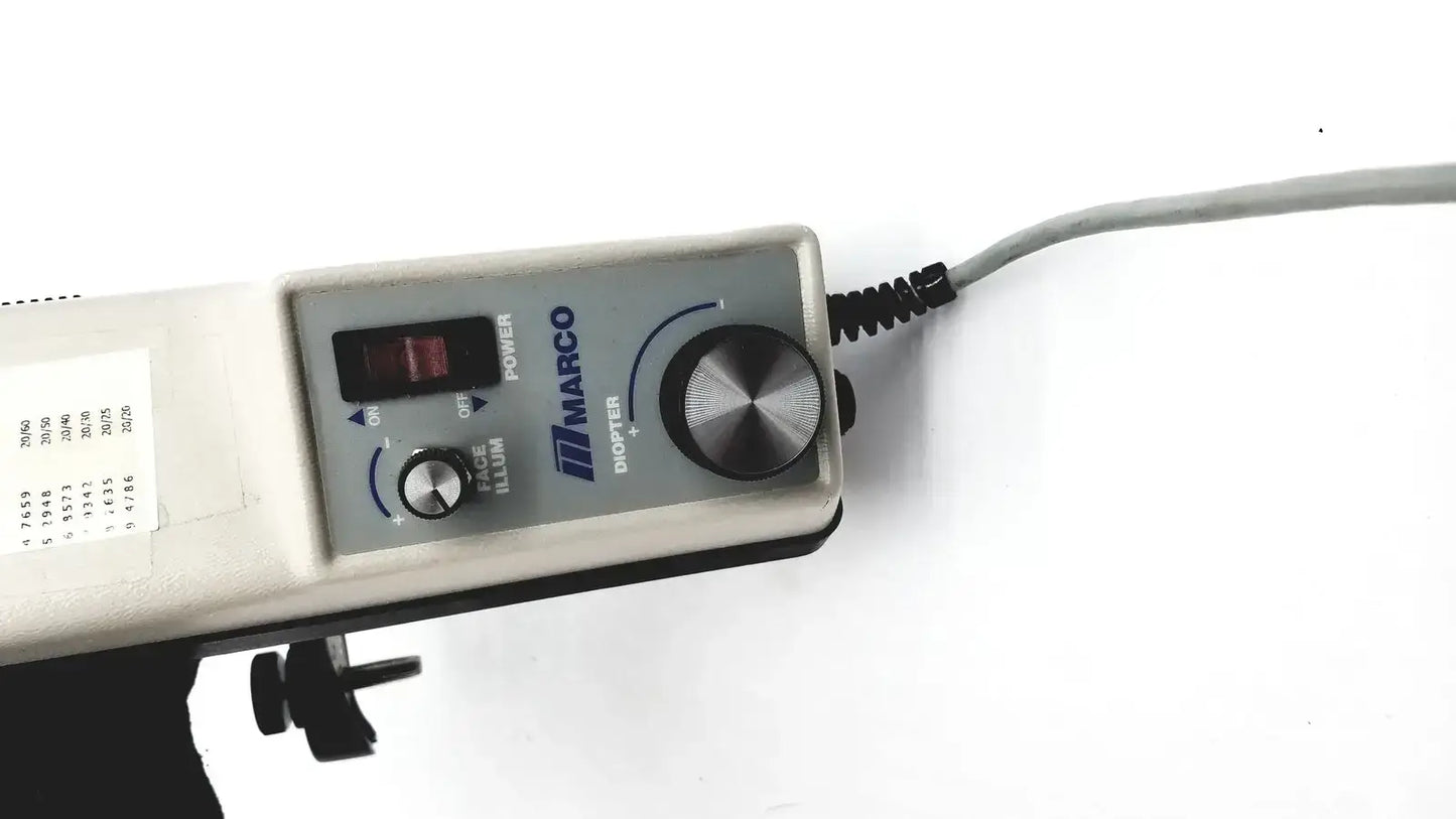 Marco PAM-1000 Potential Acuity Meter Diopter - Ophthalmic Equipment Part